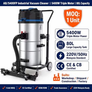 5400FP Commercial 220V <b>Wet</b> and <b>Dry</b> Industrial <b>Vacuum</b> <b>Cleaner</b> 80L Motor for Warehouse High Power 5400W Motor Delivers Powerful Su - Product Image 5