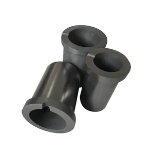 Fine Grade Graphite Crucible With Lid For Melting Gold Silver