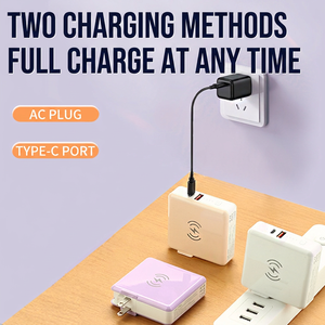 พาวเวอร์แบงค์ไร้สาย 65W พร้อมปลั๊ก Type C สำหรับใช้ในสหรัฐอเมริกาและแคนาดา รองรับการชาร์จเร็ว ป้องกันการชาร์จเกิน - Product Image 2
