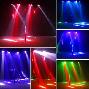 Smart Party Festival Disco <span class=keywords><strong>Show</strong></span> Boda RGBW Luz de escenario DMX512 Control de sonido Araña Cabeza móvil DJ Iluminación de escenario - Product Image 5