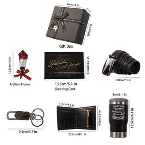 Set regalo da uomo da 7 pezzi con cintura <span class=keywords><strong>a</strong></span> portafoglio tazza da caffè Set regalo di <span class=keywords><strong>san</strong></span> <span class=keywords><strong>valentino</strong></span> <span class=keywords><strong>per</strong></span> i <span class=keywords><strong>regali</strong></span> di compleanno del padre del marito - Product Image 6