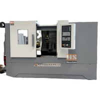 TCK50 tour CNC à axe Y petit lit incliné horizontal tour CNC mandrin hydraulique à 8 positions
