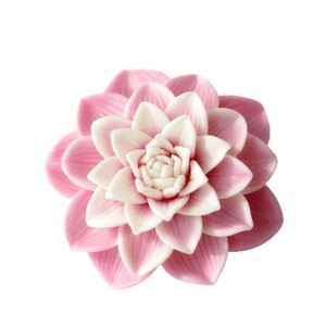 Moule en silicone 3D Fleur de lotus rose pour pâtisserie DIY, <span class=keywords><strong>fondant</strong></span>, gypse, <span class=keywords><strong>diffuseur</strong></span> d'arômes, pierre, bougie, savon - Product Image 6