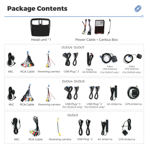 DUDUAUTO para <span class=keywords><strong>Renault</strong></span> Logan 2014-2019, Sistema Multimedia Android Modificado para Auto, Navegación Bluetooth, Carplay, Pantalla <span class=keywords><strong>de</strong></span> Visión Trasera - Product Image 5