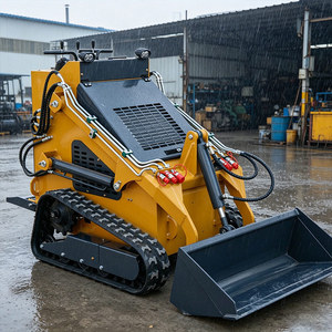 Compact Skid Steer Heavy Duty <b>Wheel</b> Mini EPA CE 5 Engine for Professional Construction <b>Small</b> Track Skid Steer - Product Image 6