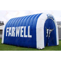 Le tunnel de football gonflable Zhenmei est utilisé pour créer une ambiance excitante avant le début du match