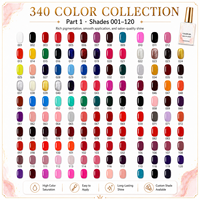 Sugarpaw – Vernis à ongles gel UV LED à base d'eau, personnalisé, 340 couleurs, coffret, marque privée, fournitures OEM, vente en gros
