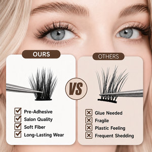Extensiones de Pestañas Pre-encoladas al por Mayor, Sin Necesidad de Pegamento, Racimos de Pestañas con Curvatura <span class=keywords><strong>C</strong></span>, Extensiones de Pestañas Pre-encoladas para Hacer en Casa - Product Image 5