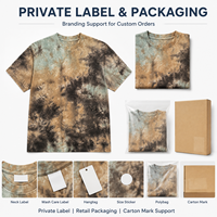 Fabricant de T-shirts Vintage Tie-Dye 100% Coton Lavé Streetwear – OEM ODM Marque Privée Vente en Gros pour Commandes en Gros de Marques