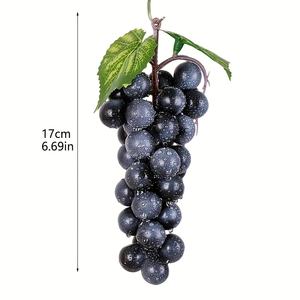 36 grappes <span class=keywords><strong>de</strong></span> raisins réalistes - Décoration <span class=keywords><strong>de</strong></span> fruits <span class=keywords><strong>de</strong></span> vigne avec raisins et bouquets pour centre <span class=keywords><strong>de</strong></span> table <span class=keywords><strong>de</strong></span> Noël, fête, enseignement scolaire - Product Image 6