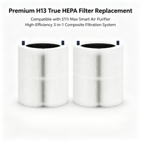 Filtre de remplacement HEPA H13 3-en-1 pour purificateur d'air 511i Max, filtres à charbon haute efficacité anti-fumée, usage domestique, lot de 2