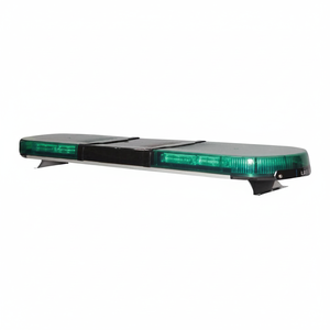 High Quality Full Size LED Funeral Vehicle Lightbar Expert/E-128 Green IP65 Protection 100,000 Hours LED Life 12-28VDC - Product Image 2