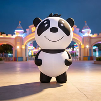 Mascotte gonflable personnalisée en forme de panda, personnage de dessin animé pour la publicité, les événements de parc et la décoration de festivals