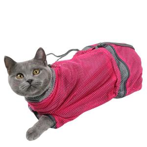 ถุงอาบน้ำสำหรับแมวคุณภาพสูง ผลิตจากโพลีเอสเตอร์ที่เป็นมิตรต่อสิ่งแวดล้อมและยั่งยืน สำหรับสัตว์เลี้ยงขนาดเล็ก - อุปกรณ์ทำความสะอาดสัตว์เลี้ยง - Product Image 4