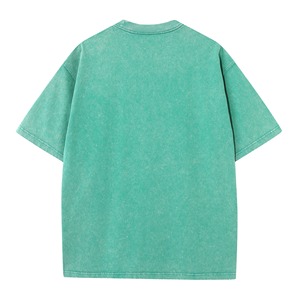Magliette da Lavoro in Cotone Personalizzate OEM per Uomo, Stampa DTG, Macchina per Stampa T-Shirt, Effetto Vintage Lavato con Acido - Product Image 6