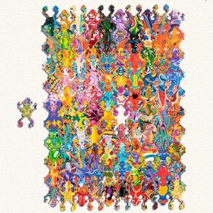 Cadeau incroyable pour adultes, puzzles en bois colorés et artistiques, amusants et magnifiques, en forme de grenouille, pour la décoration murale - Product Image 5