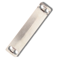 Étiquettes de câble en aluminium personnalisées en relief personnalisation impression laser en acier inoxydable SS316 fabricant cravate métal marqueur étiquettes de câble