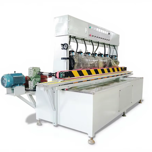 Eworld H-LD-7 Nouvelle machine à rectifier le verre en ligne droite multifonction à 7 moteurs contrôlée par PLC, rectification horizontale 2400x3600mm - Product Image 1