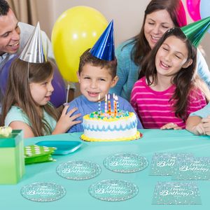 Suministros <span class=keywords><strong>de</strong></span> <span class=keywords><strong>fiesta</strong></span> <span class=keywords><strong>de</strong></span> <span class=keywords><strong>cumpleaños</strong></span> verde azulado y plateado 20 Platos <span class=keywords><strong>de</strong></span> papel y 20 servilletas desechables <span class=keywords><strong>desayuno</strong></span> azul tema decoración <span class=keywords><strong>de</strong></span> <span class=keywords><strong>fiesta</strong></span> <span class=keywords><strong>de</strong></span> <span class=keywords><strong>cumpleaños</strong></span> - Product Image 6