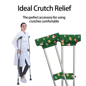 Almohadillas Personalizables para Muletas, Rellenas de Látex, Mezcla de Algodón, para Uso Prolongado - Product Image 6