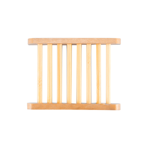 Soporte de <span class=keywords><strong>madera</strong></span> Natural para <span class=keywords><strong>jabonera</strong></span>, bandeja de <span class=keywords><strong>madera</strong></span> para jabón de baño, estante de Bambú - Product Image 2