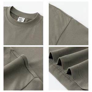 Kaos Crop Top Wanita 255gsm Katun Long-staple Sablon Grafis Musim Panas Logo Kustom Seksi Model Pendek Terbaru - Product Image 3