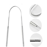 Vente directe usine : Grattoirs à langue en acier inoxydable pour usage domestique, brosses et grattoirs pour l'hygiène buccale et le nettoyage de la langue