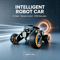Châssis de robot à roues Mecanum, mouvement omnidirectionnel, rotation sur place, 4 moteurs, véhicule robotique électronique et mécanique, 11,1 V