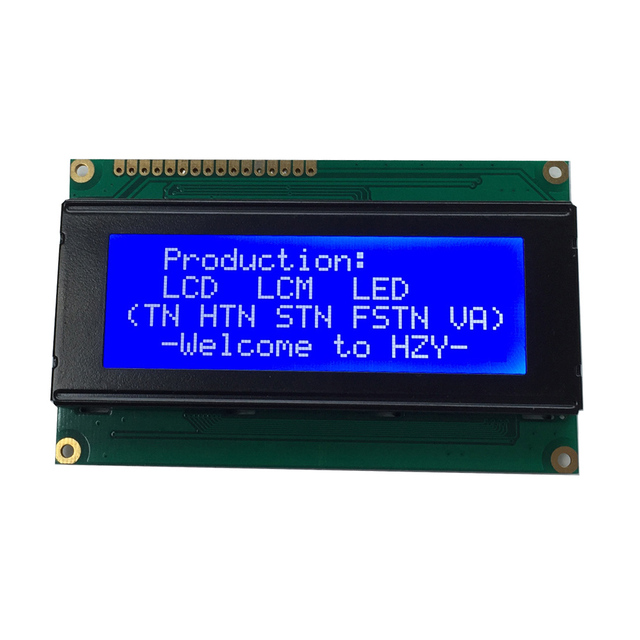 Characters 20x4 COB LCD Display Yellow-green/ White LED Backlight 3.2inch LCD Display Module