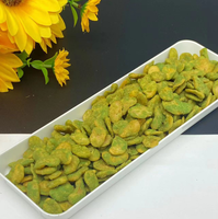 Diskon Besar Camilan Kacang Wasabi Dilapisi Kacang Lebar Pedas dengan Kacang Fava Manis