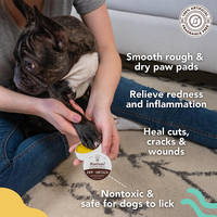 OEM/ODM vente en gros de baume naturel pour pattes de chien crème pour pattes de chien hydrate apaise les pattes irritées protège les griffes de chien de compagnie