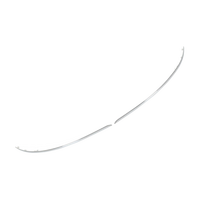 Pour Mercedes Benz Classe C W204 07-12, garniture chromée du pare-chocs arrière, 2048850921 2048851021, pièces de haute qualité