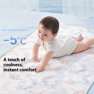 Cambiador de bebé con patrón de dibujos animados de algodón, accesorio de viaje portátil, lavable, fresco y transpirable, para recién nacidos hasta los 3 años - Product Image 6