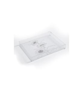 Admirable diseño bandeja acrílica de mármol blanco y negro bandeja acrílica de calidad creativa para accesorios de cocina y mesa - Product Image 6