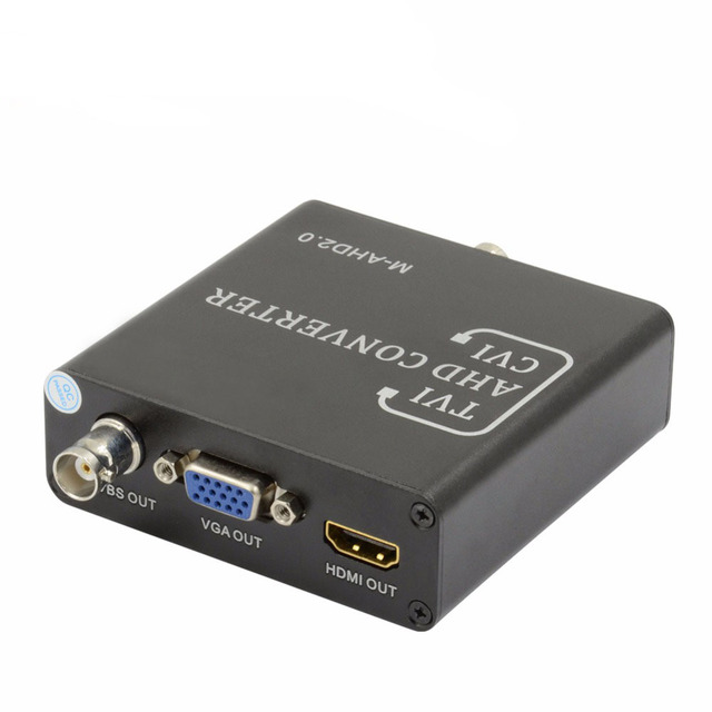 Stock Hot selling TVI AHD CVI to CVBS VGA HD video converter high-definition profession