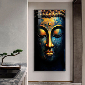 <span class=keywords><strong>Tableau</strong></span> mural populaire en toile avec visage de Bouddha doré, peinture encadrée tête de Bouddha <span class=keywords><strong>Zen</strong></span> <span class=keywords><strong>pour</strong></span> la décoration intérieure moderne - Product Image 5