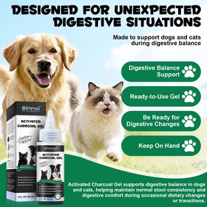 Compléments alimentaires pour animaux Oimmal, gel de <span class=keywords><strong>charbon</strong></span> actif pour les urgences et les premiers soins, pour chiens et chats, troubles digestifs occasionnels - Product Image 3