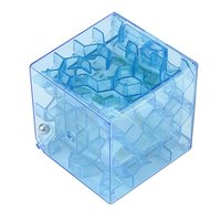 Banco de colección de monedas único para niños, cubo 3D, caja de rompecabezas de laberinto de dinero