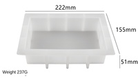 Early Riser Amour Cadre Photo Ornements DIY Cristal Colle Résine Époxy Long Reste Assuré Combinaison Miroir Silicone Moule