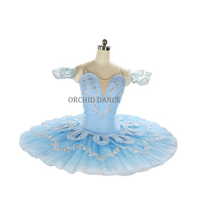 Profesional de alta calidad tamaño personalizado luz azul rendimiento niño tutú de Ballet - Product Image 5