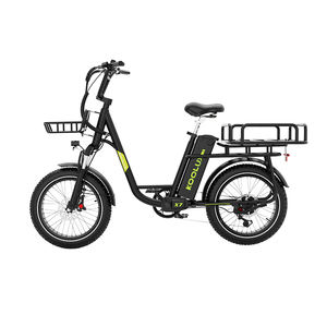 Vélo cargo électrique pour adultes X7 KOOLUX, moteur sans balais 250W, assistance au pédalage, application, écran 4G, freins à disque doubles - Product Image 2