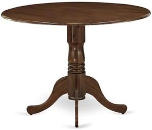 <span class=keywords><strong>Dublin</strong></span> hiện đại rắn gỗ phòng ăn bảng 42x42 inch óc chó với giọt bệ cơ sở cho phòng khách hoặc khách sạn sử dụng - Product Image 3