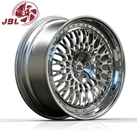 Nouvelles jantes forgées en deux parties de 18 à 26 pouces, entièrement polies, à rayons multiples en alliage d'aluminium de 20 mm, adaptées aux berlines et SUV classiques de luxe