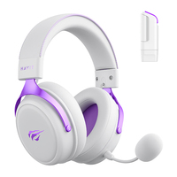 Casque de jeu sans fil et filaire Havit H2015YG Quad-Mode, circum-auriculaire, son surround, écouteurs USB avec microphone pour ordinateur