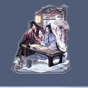 Venta al por mayor de productos oficiales auténticos <span class=keywords><strong>Mo</strong></span> Dao Zu Shi Lu <span class=keywords><strong>Fu</strong></span> Ji Xue: Soporte de acrílico con arena líquida de Wei Wuxian y Lan Wangji - Product Image 3