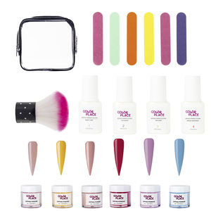 <span class=keywords><strong>Kit</strong></span> de inicio de polvo de inmersión de <span class=keywords><strong>uñas</strong></span> multicolor Juego de polvo de inmersión de <span class=keywords><strong>uñas</strong></span> fácil de usar - Product Image 2