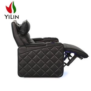 RH716 듀얼 모터 영화 극장 의자 자동 Headrest 안락 소파 현대 정품 가죽 극장 좌석 - Product Image 6