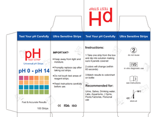 100 Stuks Universele Ph Test Strips, Volledige Range 0-14, Snel Ph Testen Voor Drinkwater, Labs, Aquaria, Sportscholen, Zwembaden - Product Image 5