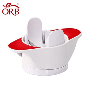 Muestra <span class=keywords><strong>gratis</strong></span> Durable Útil Cocina mini manual helicóptero vegetal de la fruta cortador pelador cortador - Product Image 1