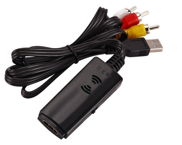 New Av to Hd-mi Converter Mini Av to Hd-mi HD Video Converter Support 1080P